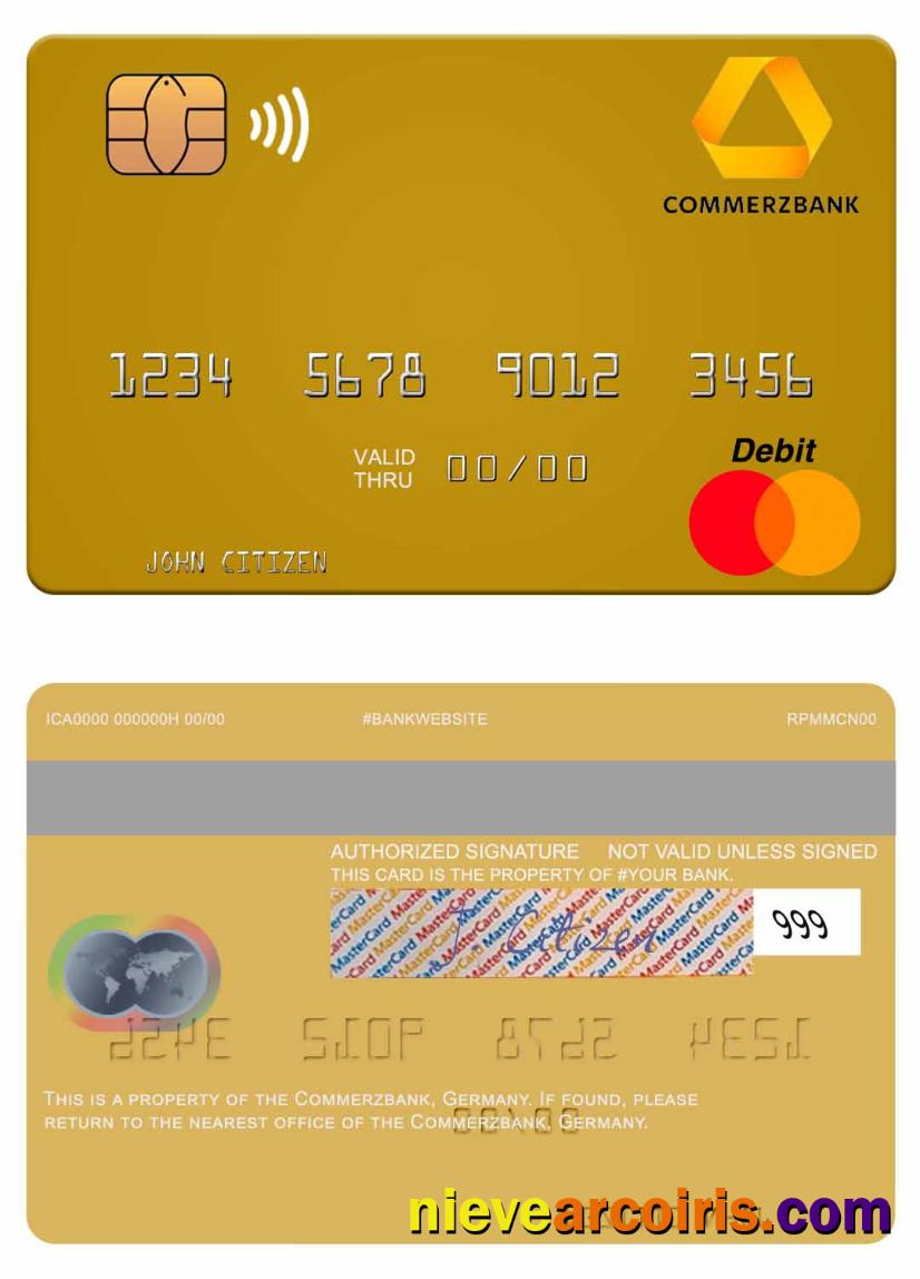 Germany Commerz Bank mastercard